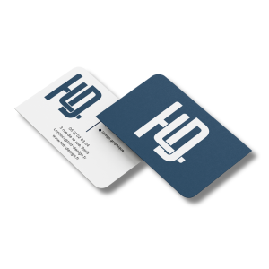 image représentant des cartes de visites pour HLD Design