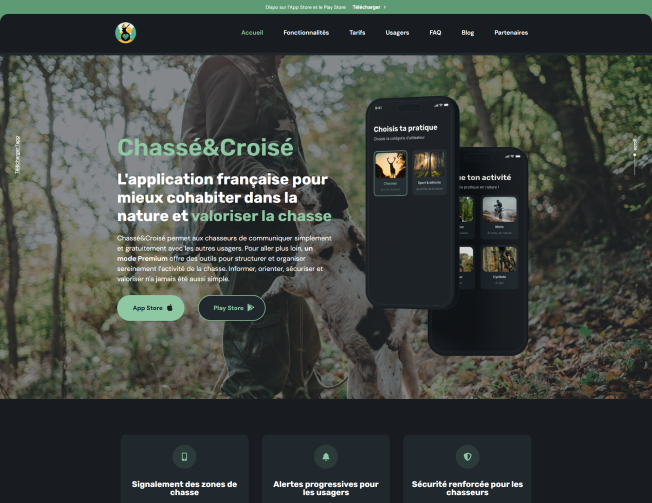 Gestion site/réseaux sociaux Chassé & Croisé